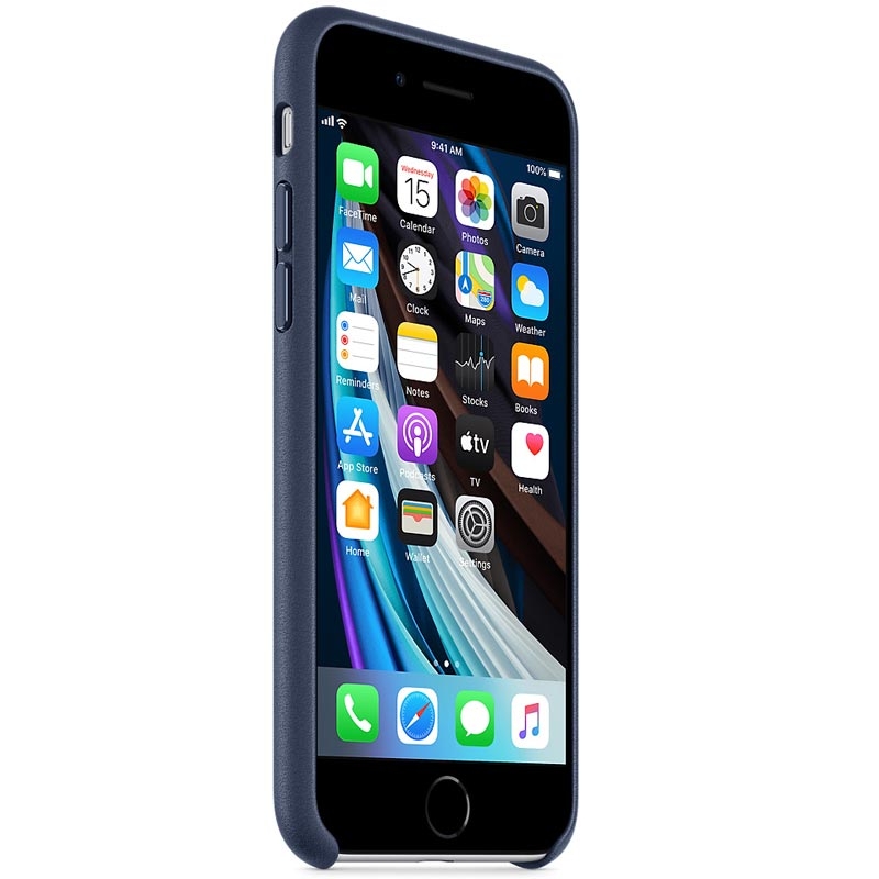 Apple iPhone SE Leather Case MXYN2ZM/A midnight blue