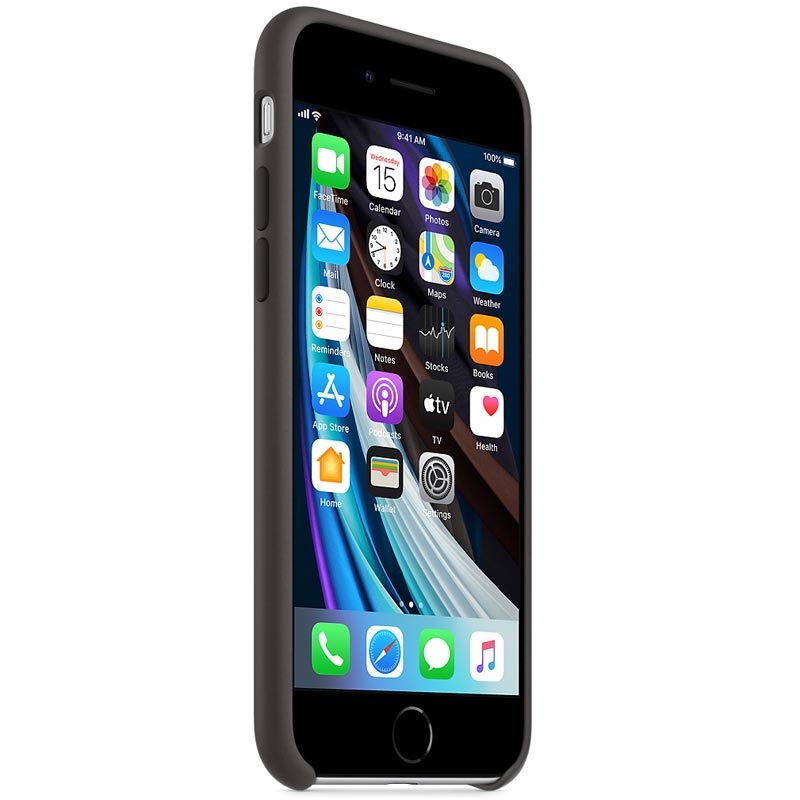 Apple iPhone SE Silicone Case MXYH2ZM/A black