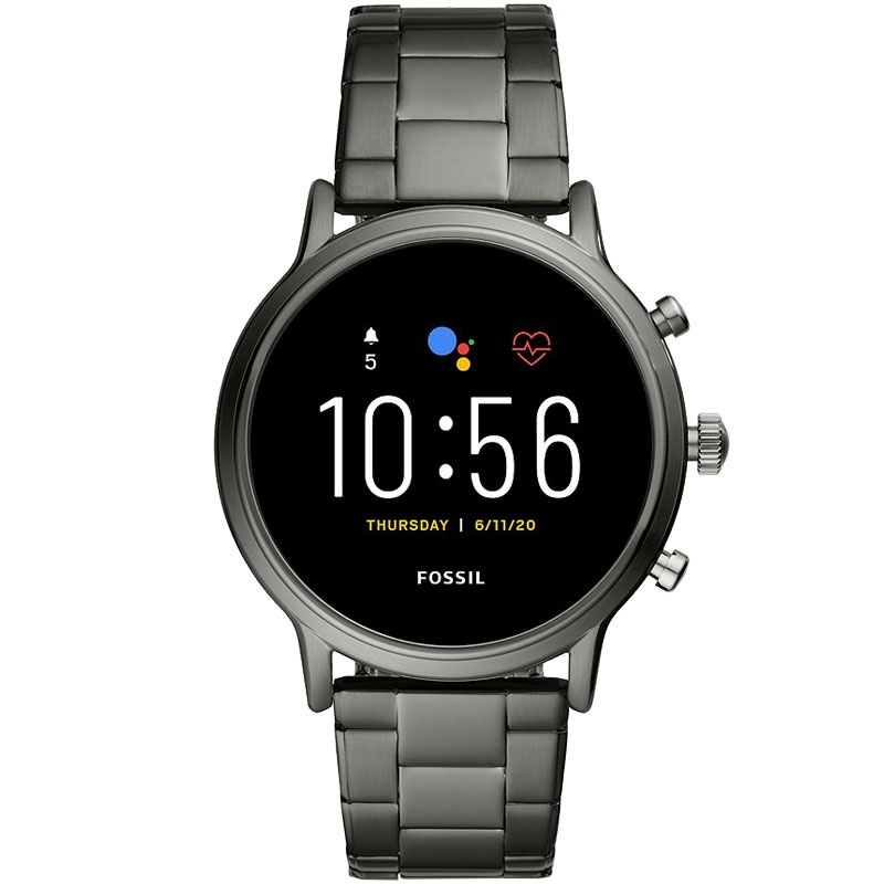 Fossil CARLYLE FTW4024 Edelstahl-Smartwatch smoke
