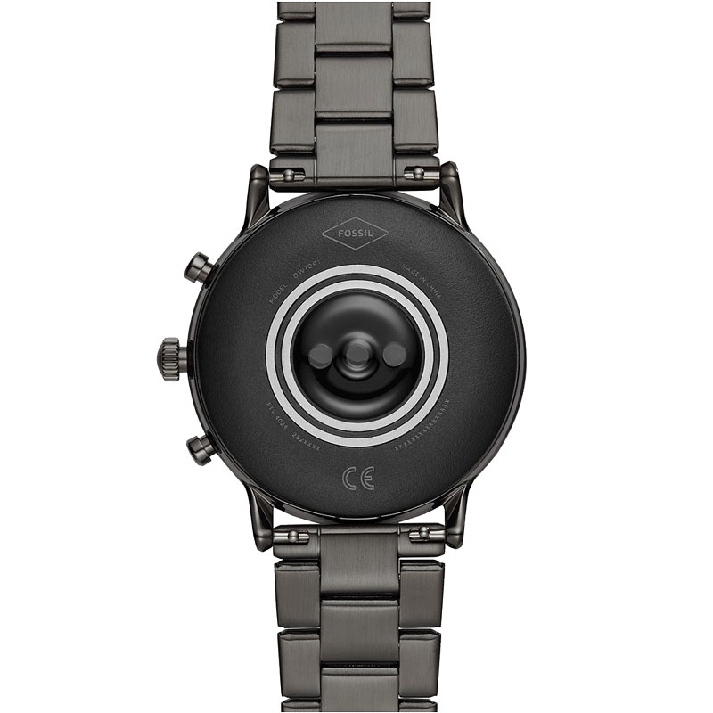 Fossil CARLYLE FTW4024 Edelstahl-Smartwatch smoke