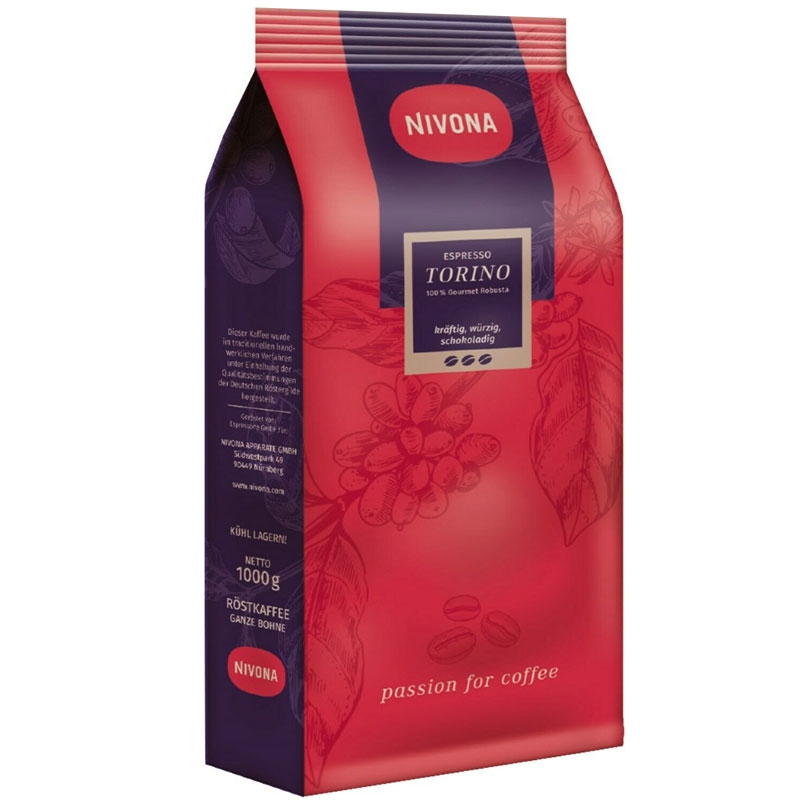 Nivona Espresso Torino 1 kg. Pck - Gourmet Robusta
