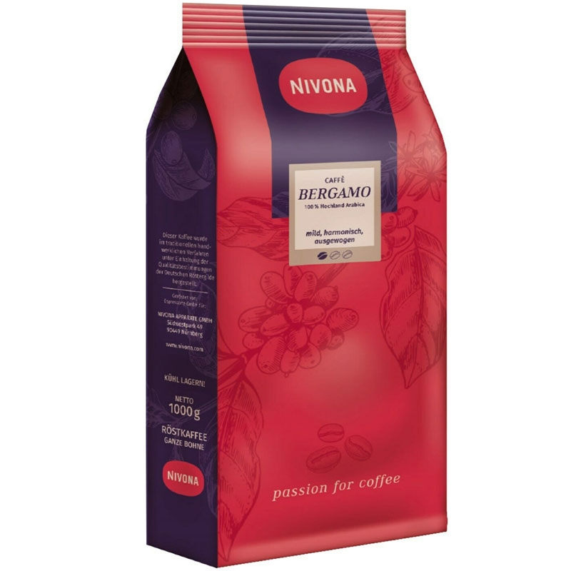 Nivona Caffé Bergamo 1 kg. Pck - Arabica (Bio und Fairtrade)