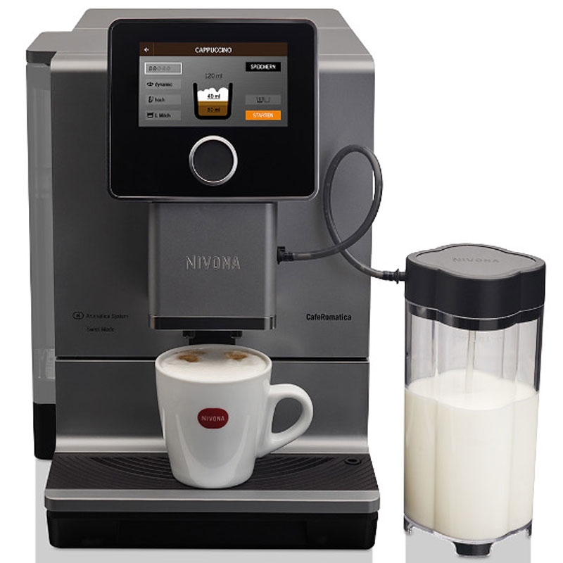 Nivona CafeRomatica 970 Kaffeevollautomat Titan/Chrom