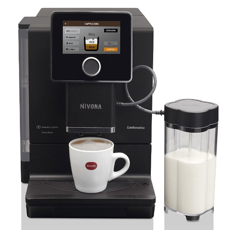 Nivona CafeRomatica 960 Kaffeevollautomat Mattschwarz/Chrom