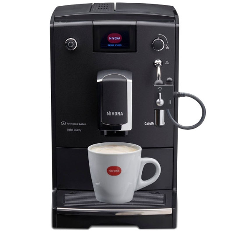 Nivona CafeRomatica 660 Kaffeevollautomat Mattschwarz/Chrom