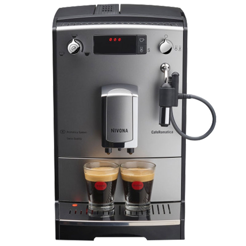 Nivona CafeRomatica 530 Kaffeevollautomat Silber/Chrom