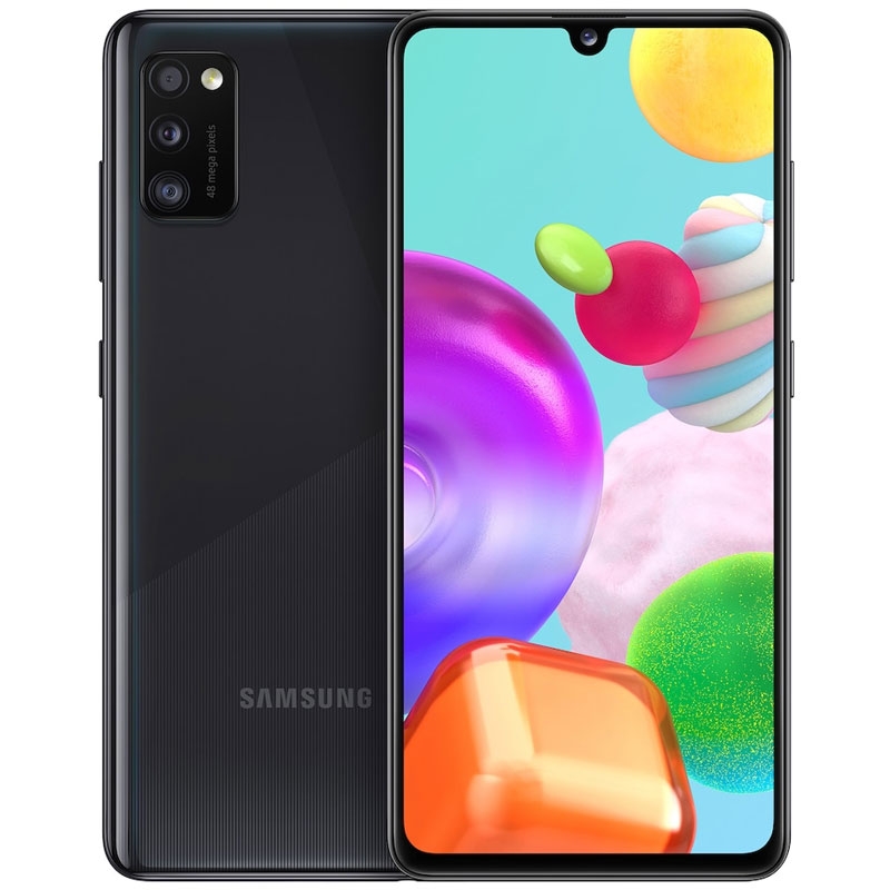 Samsung Galaxy A41 64GB Smartphone schwarz Android 10