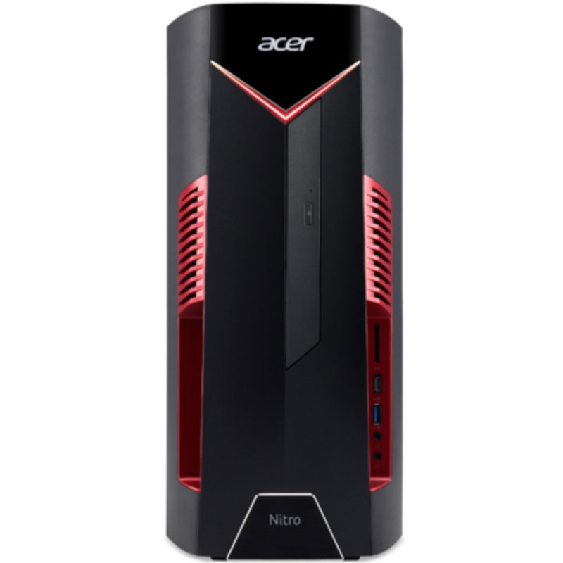 Acer Nitro N50-110 (DG.E1FEG.00X) Desktop-PC schwarz/rot