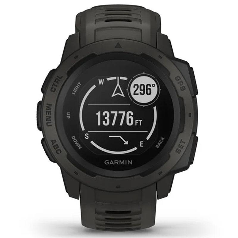 Garmin Instinct wasserdichte Sport-Smartwatch schwarz