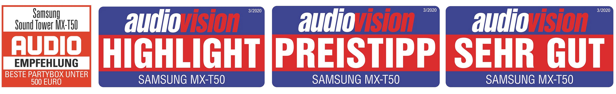 Samsung MX-T50/ZG Giga Party Multimedia-Lautsprecher (2.Wahl)