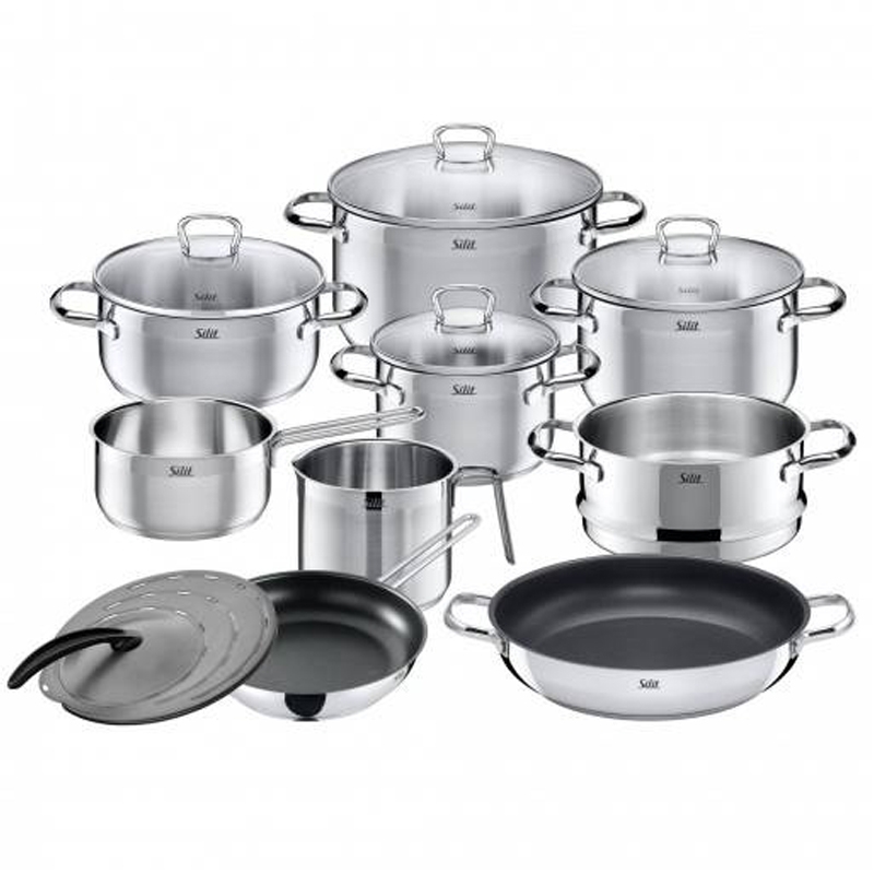Silit Toskana Topf-Set 10 teilig inkl. 2 Pfannen Induktion