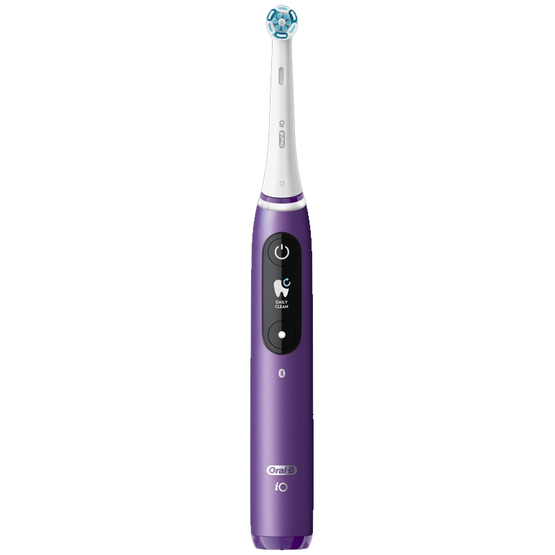 Oral-B iO 9N Elektrische Zahnbürste mit Magnet-Technologie white alabaster