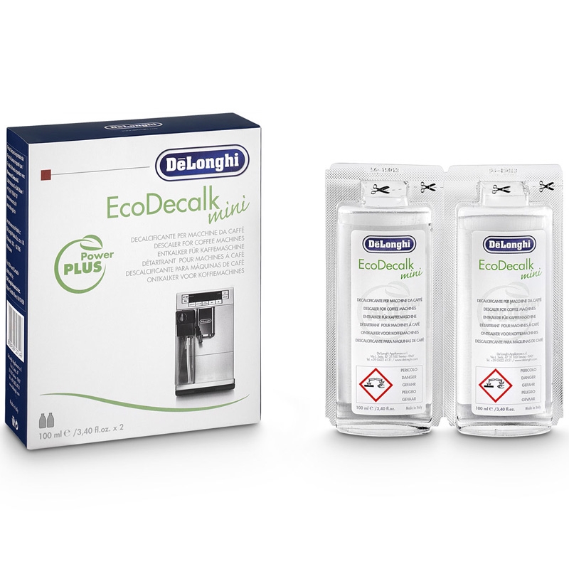DeLonghi Entkalker EcoDecalk mini 2 x 100ml für Kaffeevollautomaten Nokalk