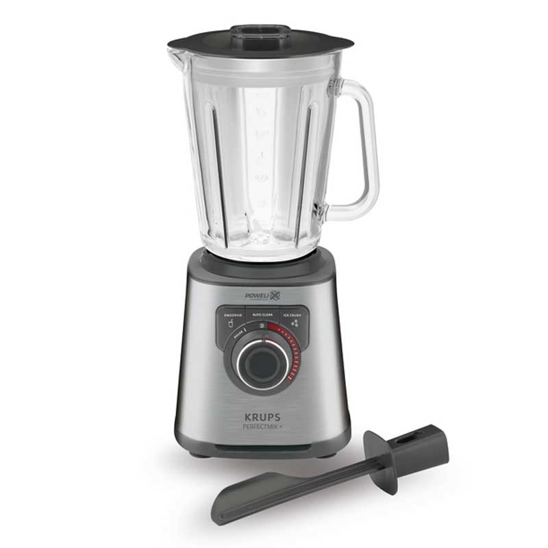 Krups KB 403D High Speed Standmixer Perfect Mix+ dunkelgrau/silver