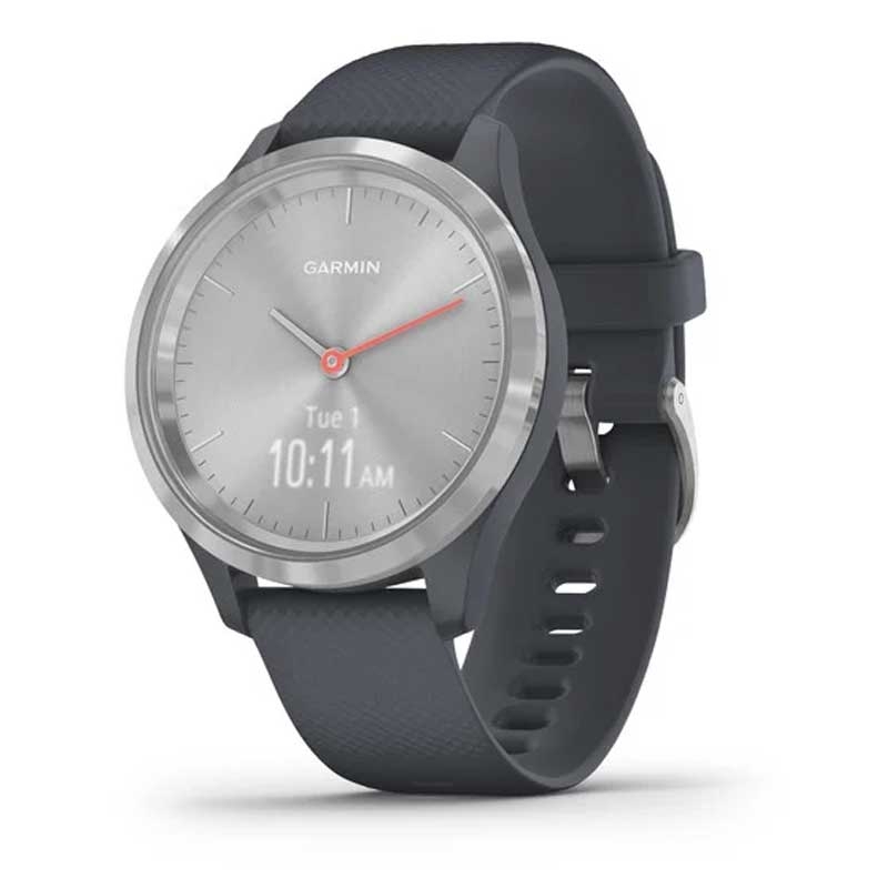 Garmin vivomove 3s Hybrid-Smartwatch grau/silber