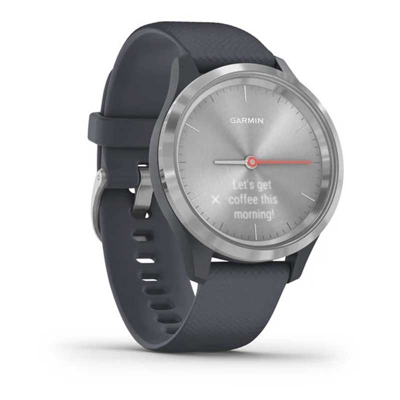 Garmin vivomove 3s Hybrid-Smartwatch grau/silber