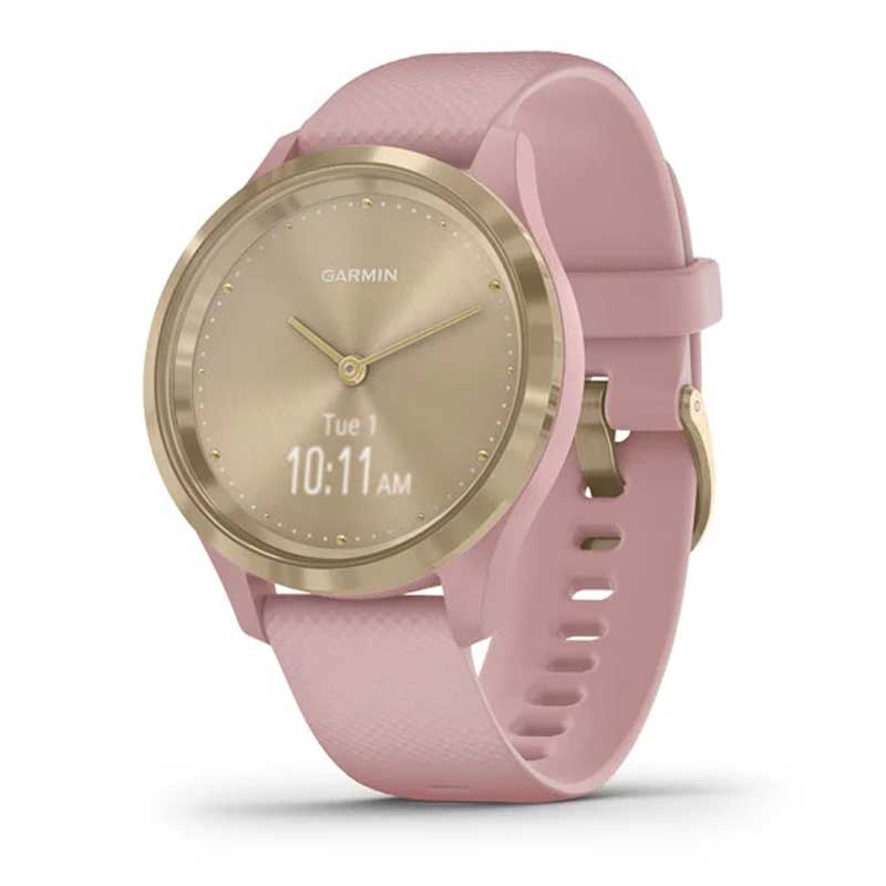 Garmin vivomove 3s Hybrid-Smartwatch rosa/gold
