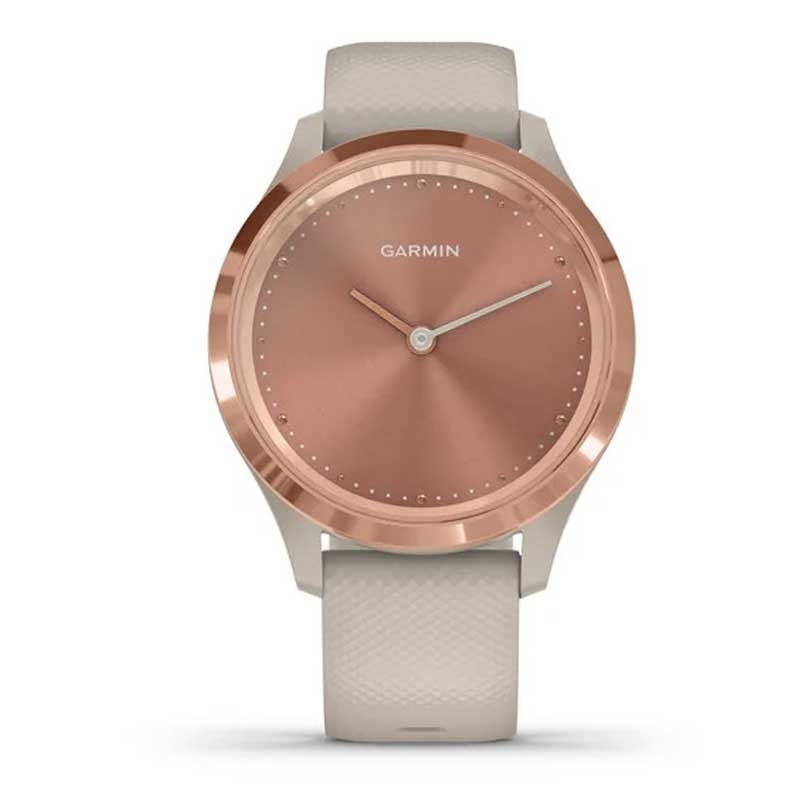 Garmin vivomove 3s Hybrid-Smartwatch beige/rosegold