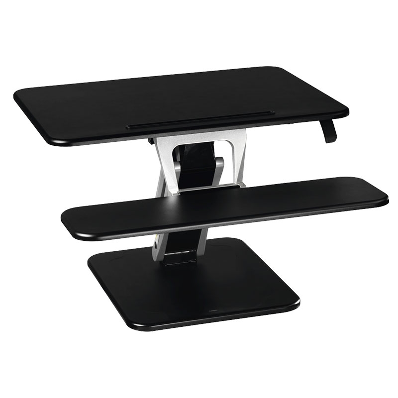 Hama Aufsatz für Sitz-Steh-Arbeitsplatz, S (68,0 x 52,0 cm) schwarz