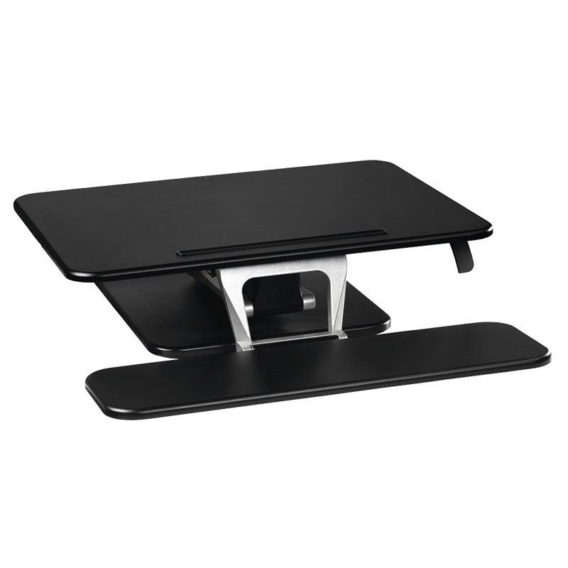 Hama Aufsatz für Sitz-Steh-Arbeitsplatz, S (68,0 x 52,0 cm) schwarz