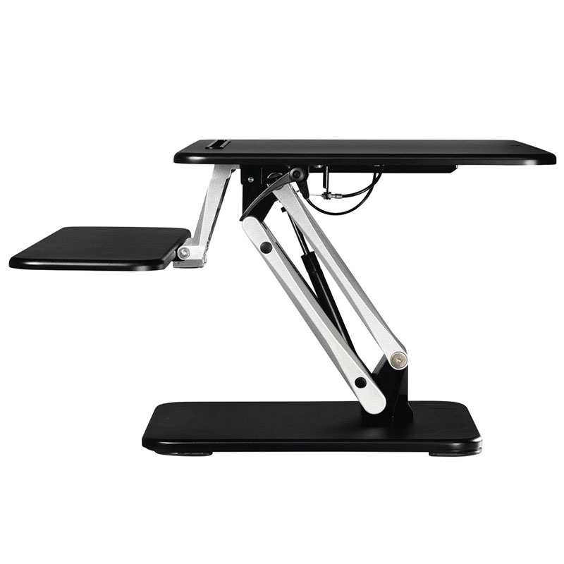 Hama Aufsatz für Sitz-Steh-Arbeitsplatz, S (68,0 x 52,0 cm) schwarz