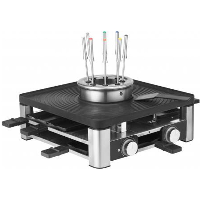 WMF Lumero 3in1 Gourmet Station für 8 Personen (Raclette Grill Fondue)