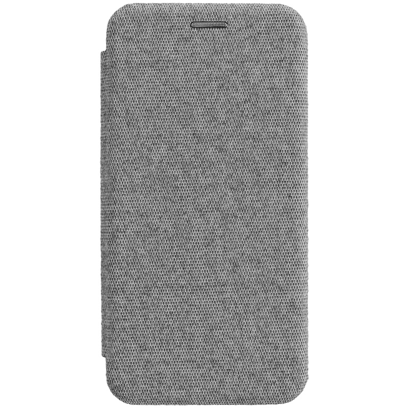 Peter Jäckel COMMANDER Book Case CURVE für Apple iPhone 12/12 Pro Suit Elegant Gray