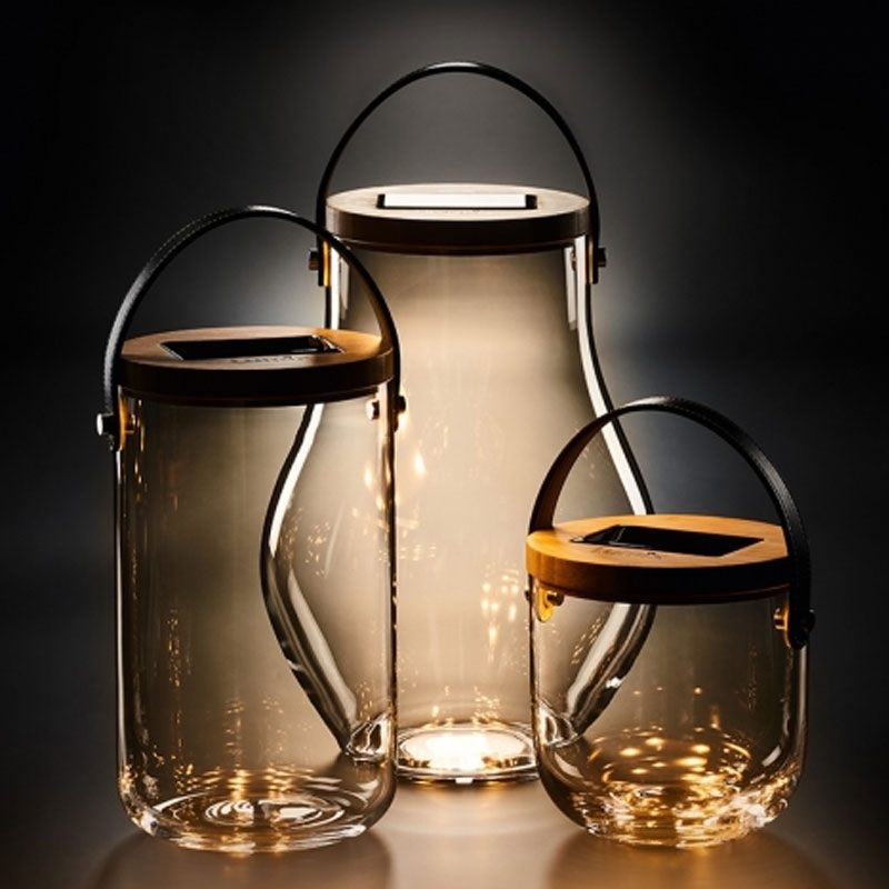 Krinner Lumix Deco Glass LED-Solarleuchte Bold