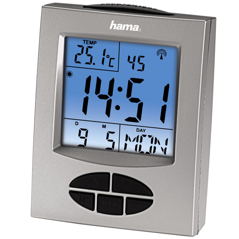 Hama Funkwecker RC330 silber