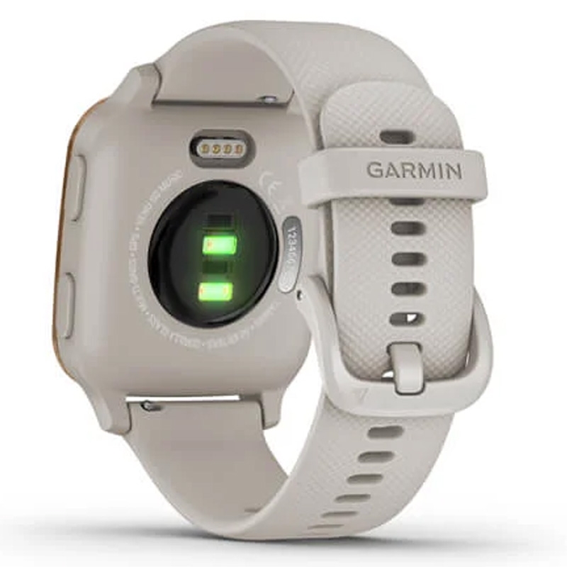 Garmin Venu SQ Music GPS-Fitness-Smartwatch beige/roségold