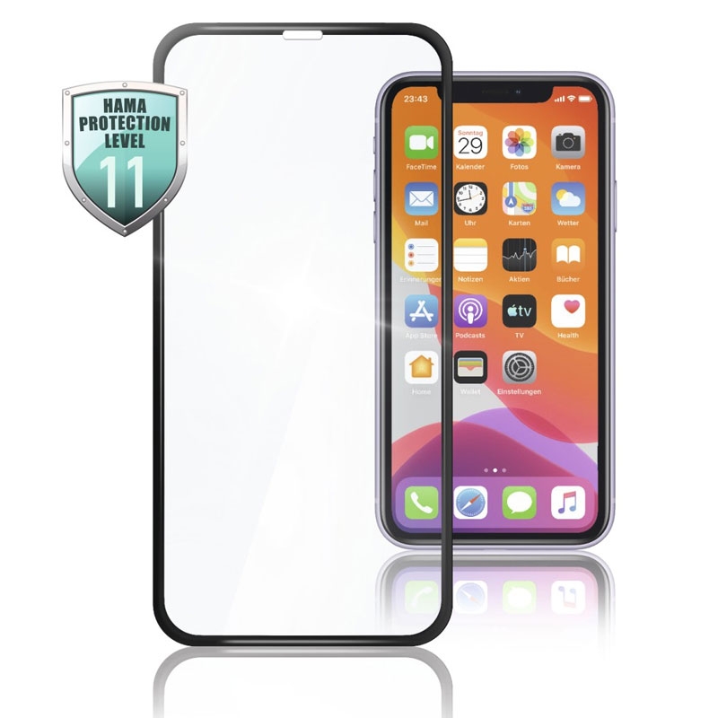 Hama 3D-Full-Screen-Schutzglas für Apple iPhone 12/12 Pro, Schwarz