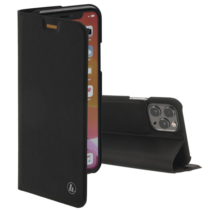 Hama Booklet "Slim Pro" für Apple iPhone 12/12 Pro, Schwarz