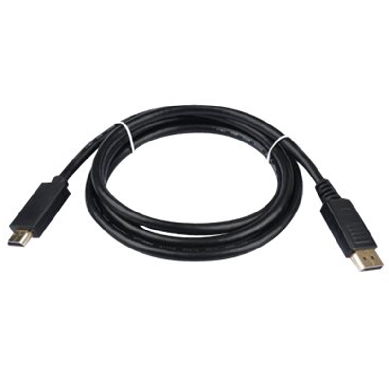 ASSMANN Anschlusskabel DisplayPort Stecker auf HDMI Typ A Stecker 1m schwarz