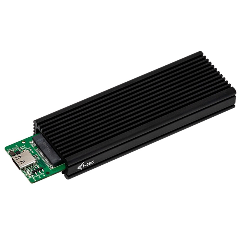 I-TEC USB C 3.1 Gen. 2 MySafe Festplattengehaeuse fuer M.2 NVMe PCIe SSD Festplatten