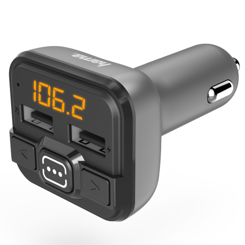 Hama FM-Transmitter mit USB-IN Grau