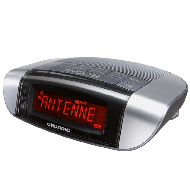 Grundig Sonoclock 660 UKW-RDS-Uhrenradio schwarz/silber (2. Wahl)
