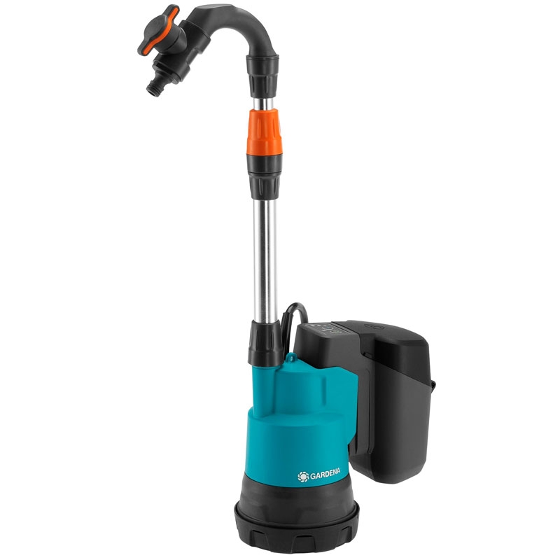 GARDENA 14602-66 Akku-Regenfasspumpe 2000/2 18V P4A solo