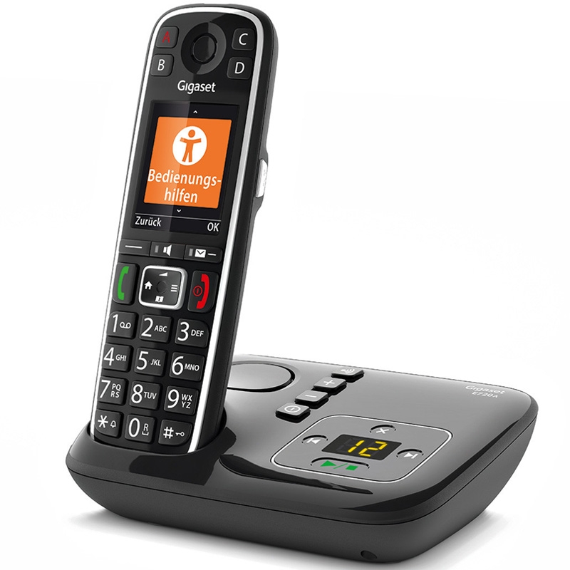 Gigaset E720 A Schnurlostelefon schwarz (2.Wahl)
