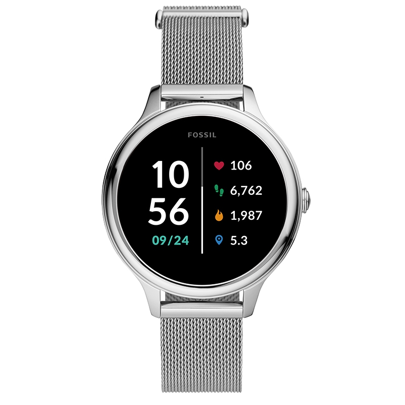 Fossil FTW6071 Gen 5E Smartwatch Edelstahl silber