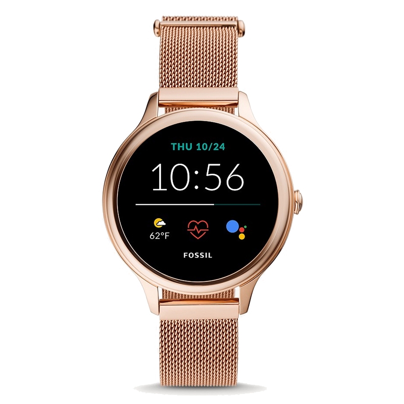Fossil FTW6068 Gen 5E Smartwatch Edelstahl rosegold