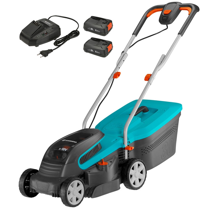 GARDENA 14621-20 Akku-Rasenmäher PowerMax 32/36V P4A Ready-To-Use Set