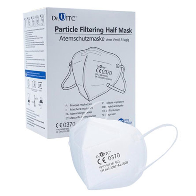 Peter Jäckel FFP2 Atemschutzmaske in Polybeutel (2 Stück)