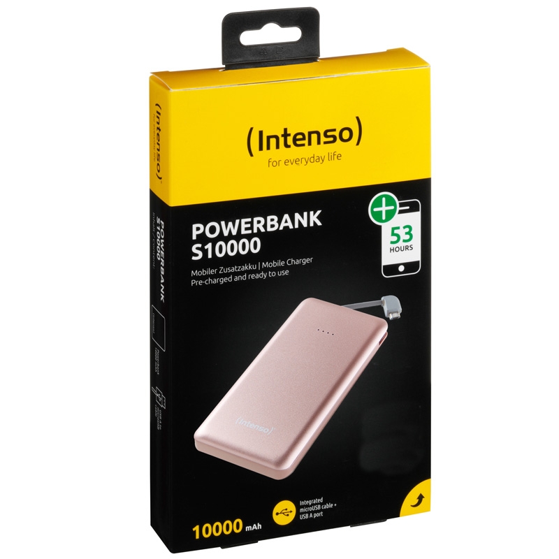 Intenso Powerbank S10000 Slim rosé