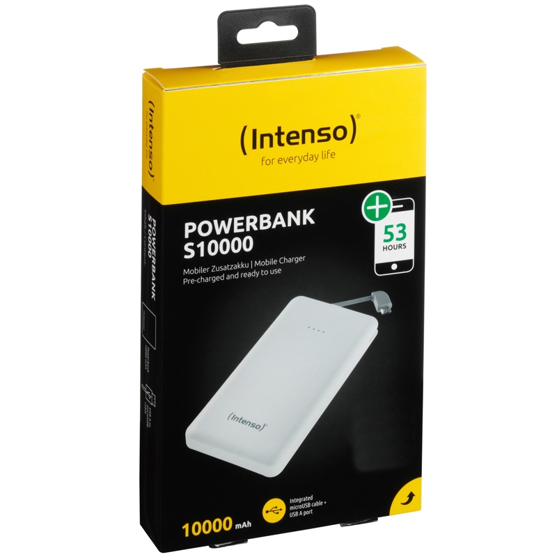 Intenso Powerbank S10000 Slim weiß