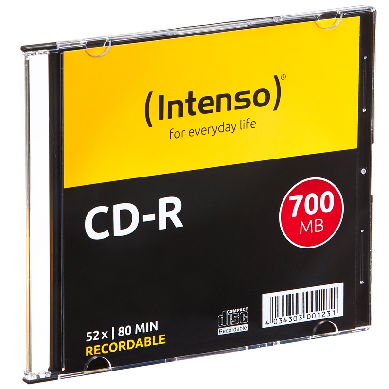 Intenso CD-Rohlinge 700MB, 10er Case