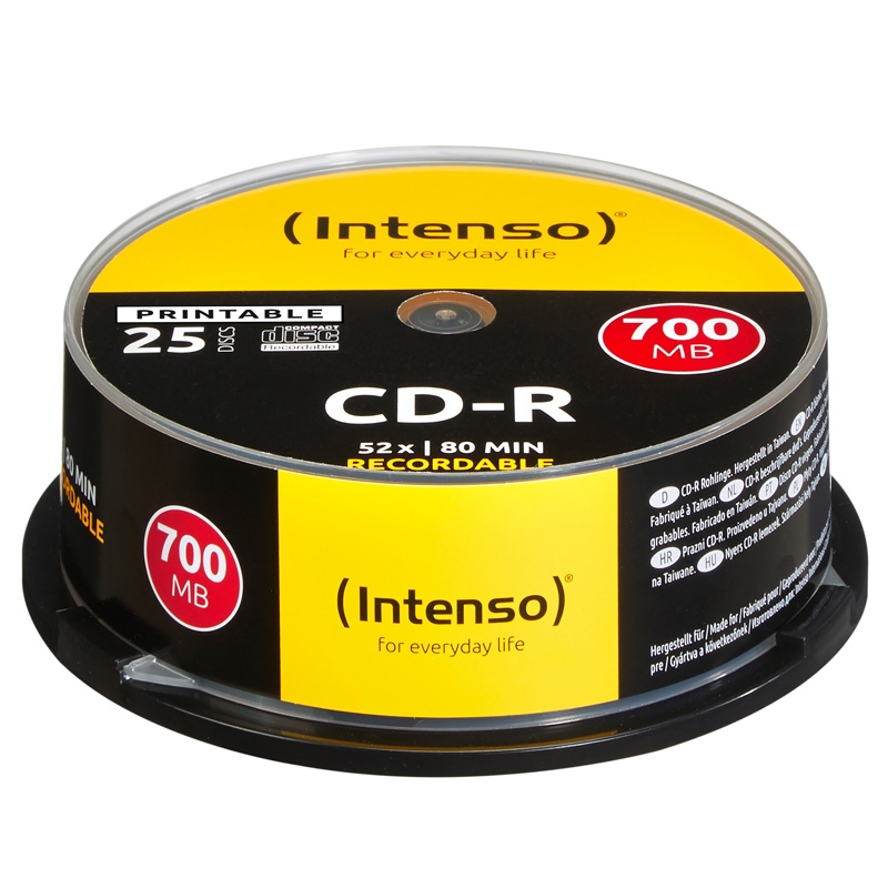 CD-Rohlinge 700MB, 25er Spindel