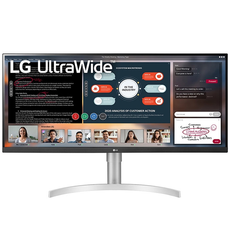 LG 34WN650-W 86,4 cm (34 Zoll) LED-Monitor