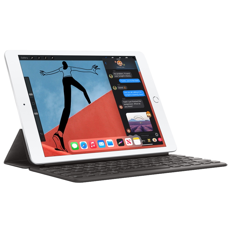 Apple iPad 10.2 Zoll 2020 (8. Gen) Wi-Fi + Cellular 128GB silber