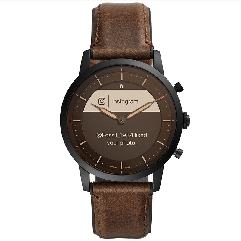 Fossil FTW7008 Smartwatch Leder braun (2.Wahl)