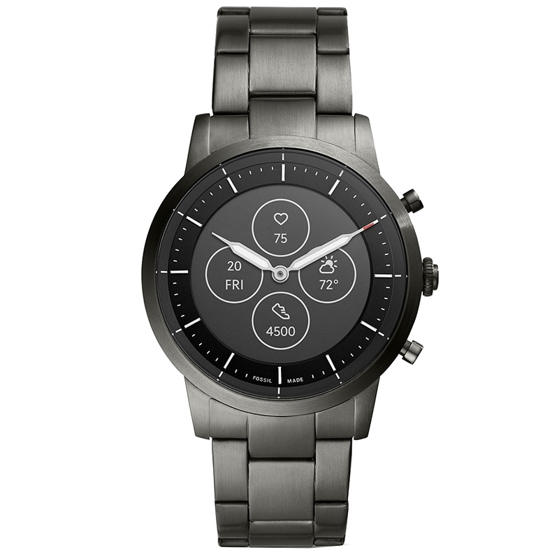 Fossil FTW7009 Smartwatch Edelstahl smoke